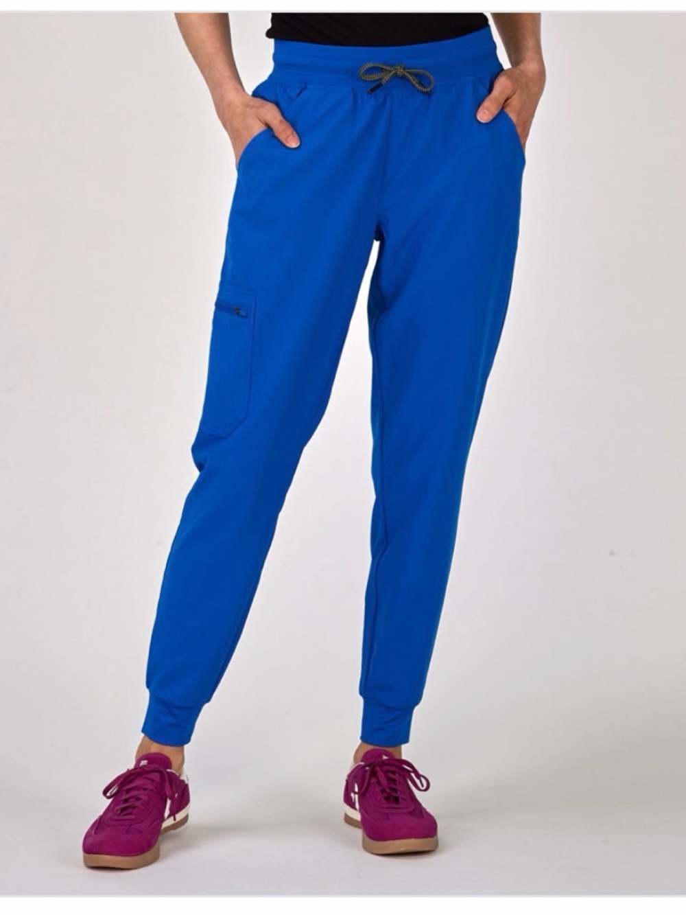 SCRUBS Barco One Royal Blue Blue Drawstring Scrubs joggers XL - Picture 8 of 10